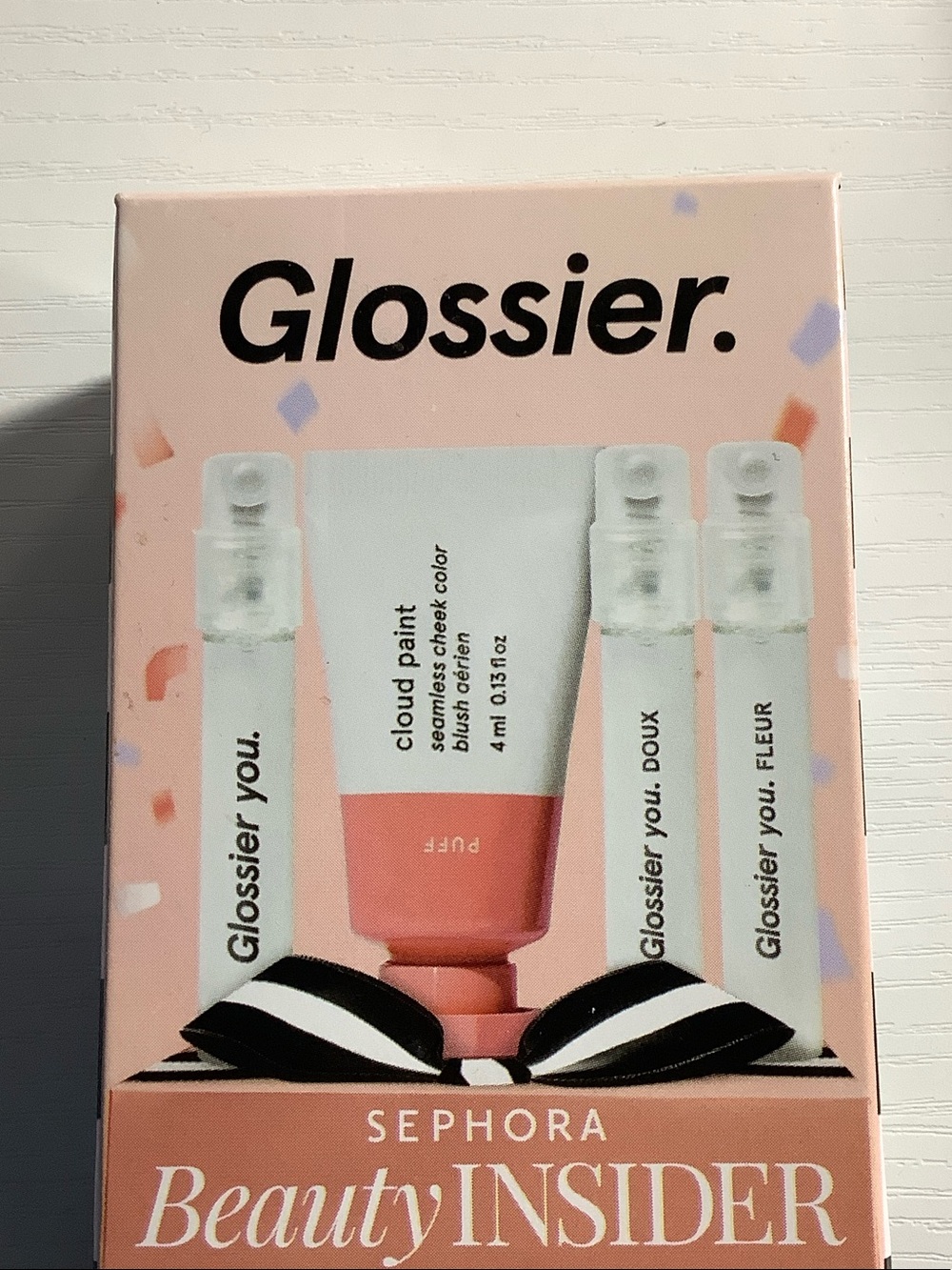 Glossier Pink Cloud Paint & Lip Trio - Soft Rose Set